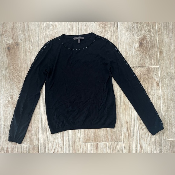 MaxMara Solange Silk & Cashmere Black Sweater - Picture 5 of 8